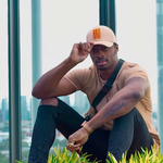 Tan & Orange Suede Baseball Cap - BAD Couture