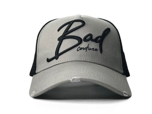 Grey & Black Trucker - BAD Couture