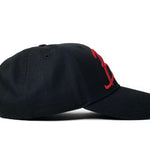Black Italic Baseball Hat - BAD Couture