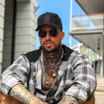 Black on Black Trucker - BAD COUTURE